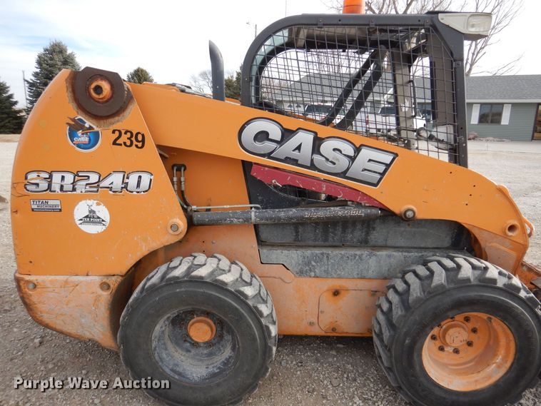 image for item DK2073 2015 Case SR240  skid steer loader