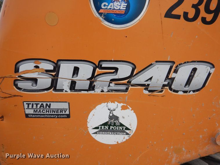 image for item DK2073 2015 Case SR240  skid steer loader