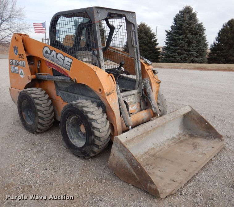 image for item DK2074 2016 Case SR240  skid steer loader