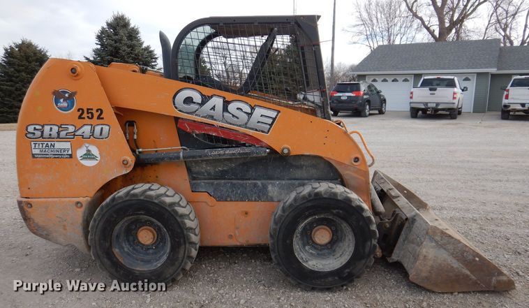 image for item DK2074 2016 Case SR240  skid steer loader