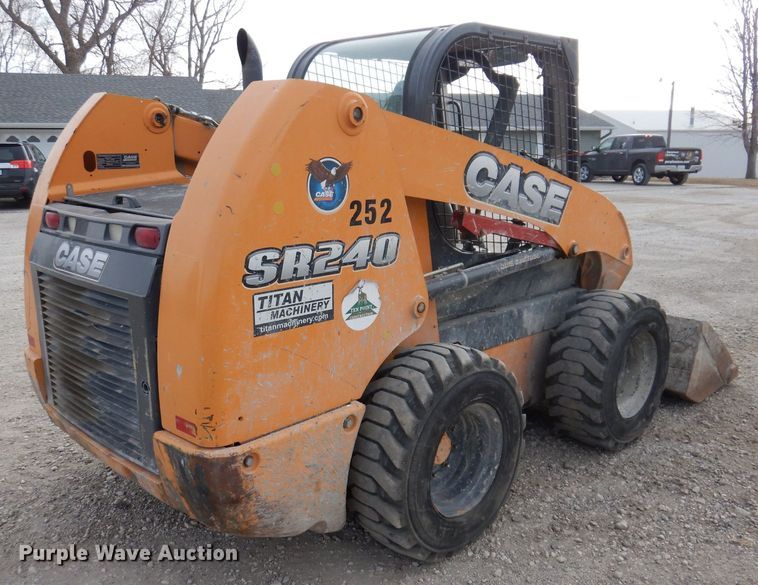 image for item DK2074 2016 Case SR240  skid steer loader