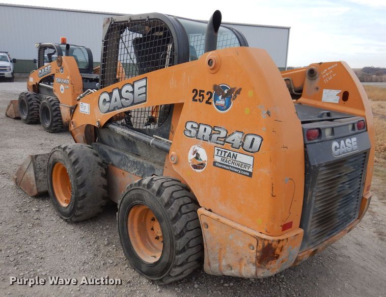 image for item DK2074 2016 Case SR240  skid steer loader