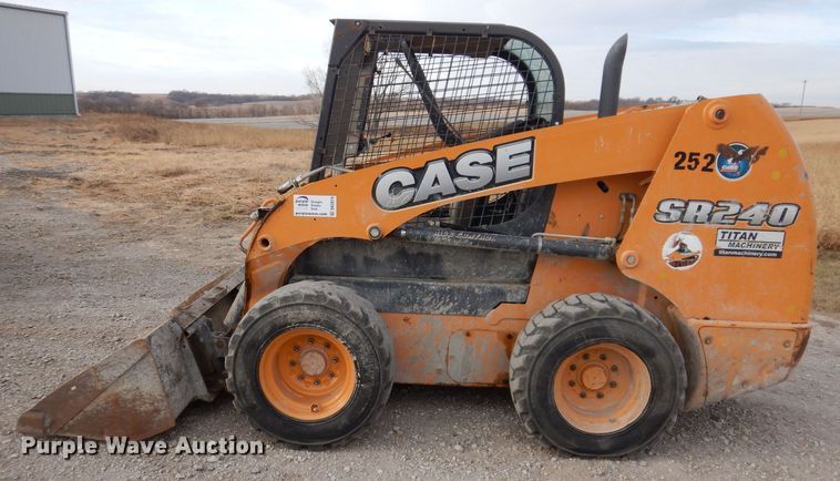 image for item DK2074 2016 Case SR240  skid steer loader