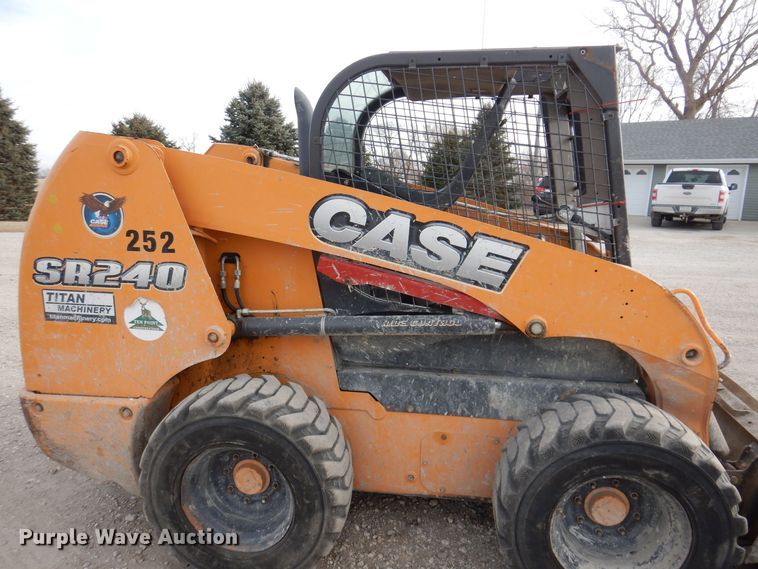 image for item DK2074 2016 Case SR240  skid steer loader