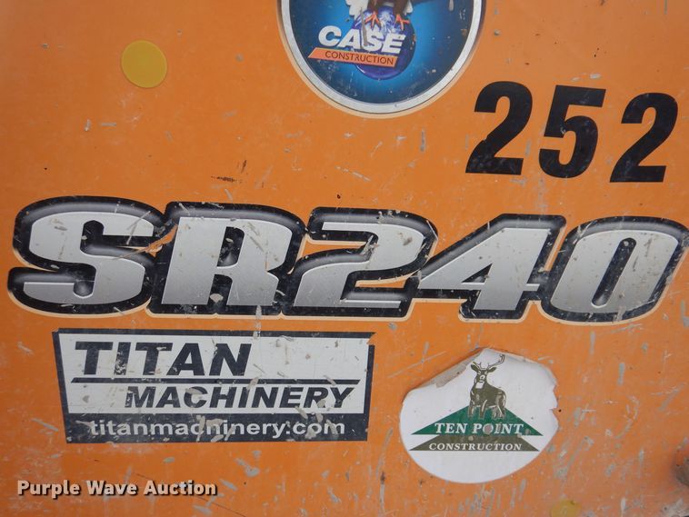 image for item DK2074 2016 Case SR240  skid steer loader