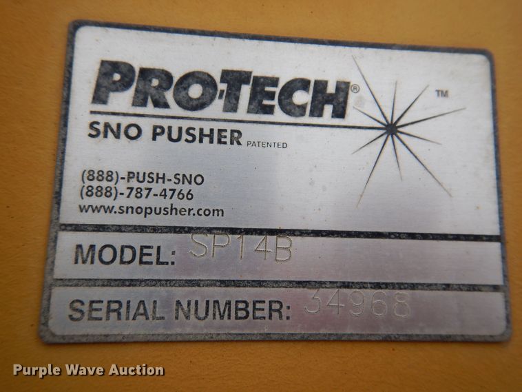 image for item DK2080 Pro-Tech SP14B  snow pusher