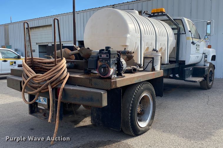 image for item DK6490 1991 Chevrolet Kodiak  flatbed truck