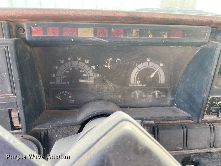 image for item DK6490 1991 Chevrolet Kodiak  flatbed truck