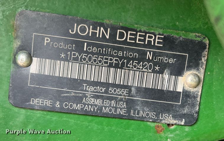 image for item DK7164 2013 John Deere 5055E  MFWD tractor