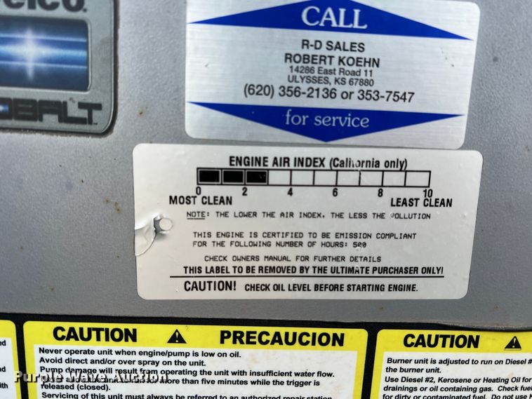 image for item DK7165 Delco Cobalt Super Skid  pressure washer