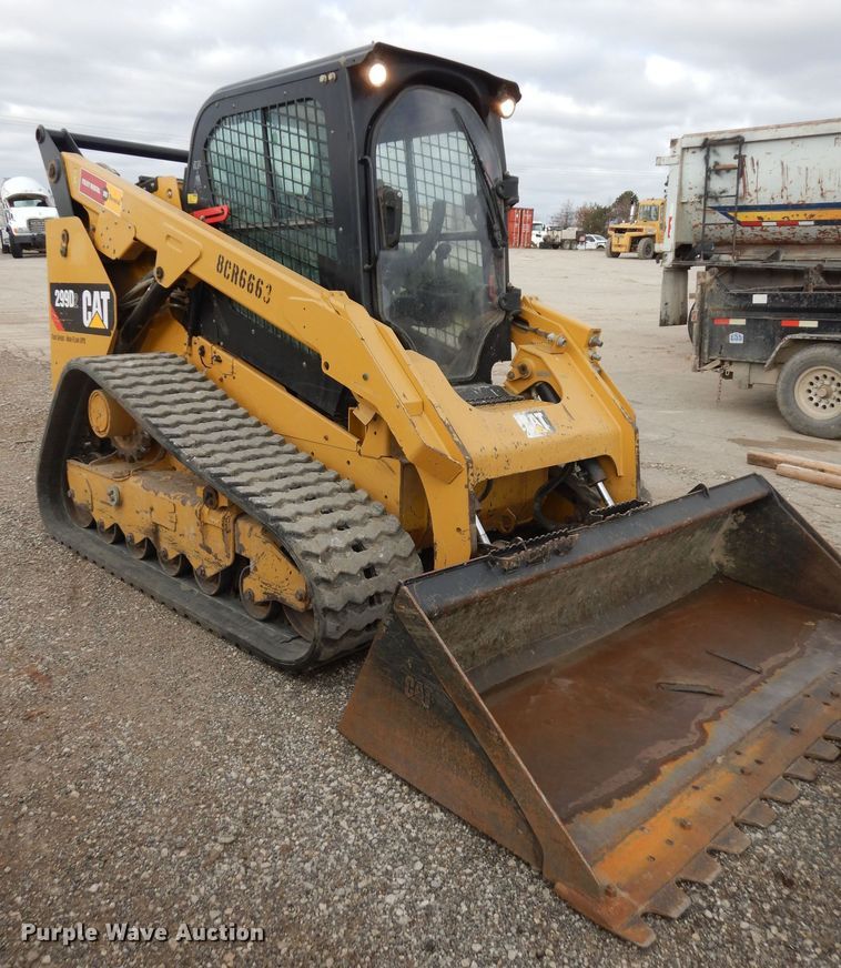 image for item DK7498 2018 Caterpillar 299D2  skid steer loader