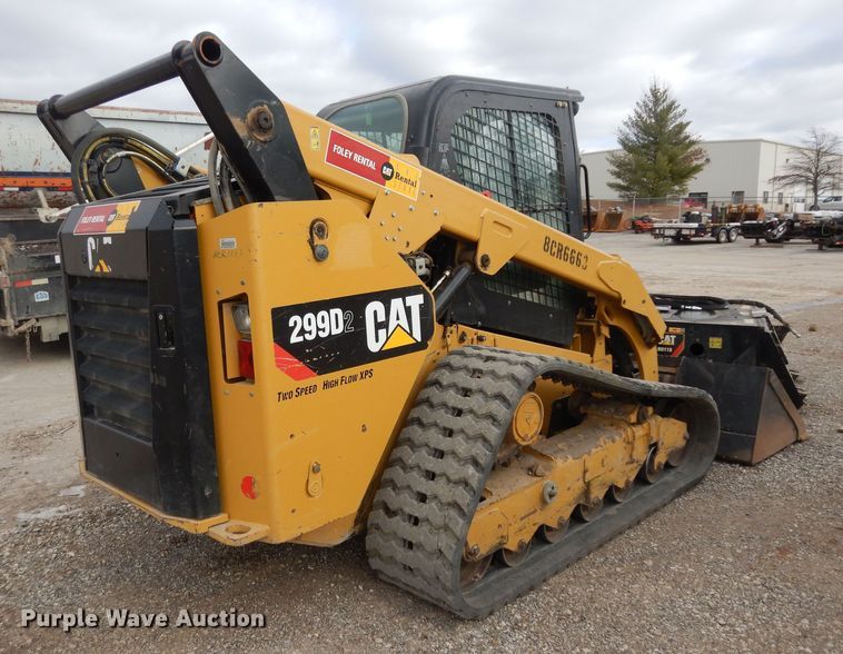 image for item DK7498 2018 Caterpillar 299D2  skid steer loader