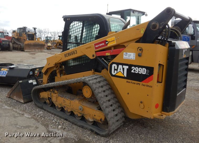 image for item DK7498 2018 Caterpillar 299D2  skid steer loader