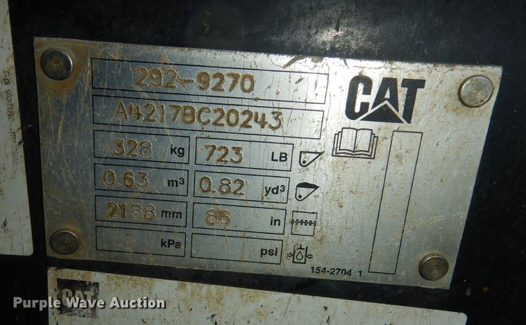 image for item DK7498 2018 Caterpillar 299D2  skid steer loader