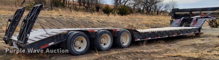 image for item DL2254 2006 Nuttall 350DD  drop deck equipment trailer