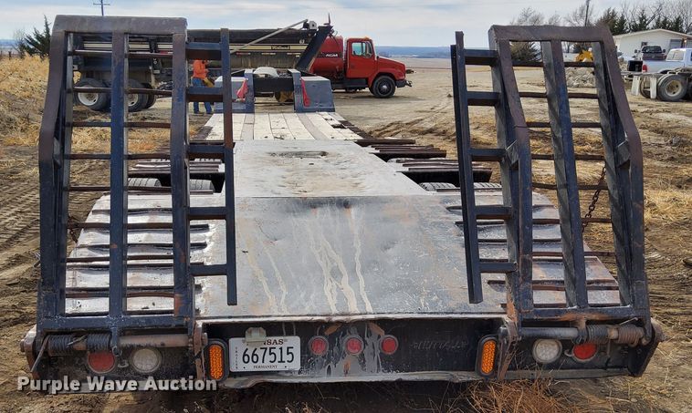 image for item DL2254 2006 Nuttall 350DD  drop deck equipment trailer