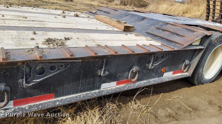 image for item DL2254 2006 Nuttall 350DD  drop deck equipment trailer