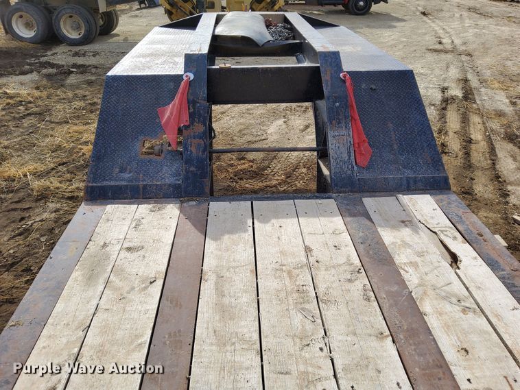 image for item DL2254 2006 Nuttall 350DD  drop deck equipment trailer