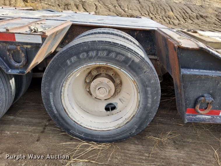 image for item DL2254 2006 Nuttall 350DD  drop deck equipment trailer