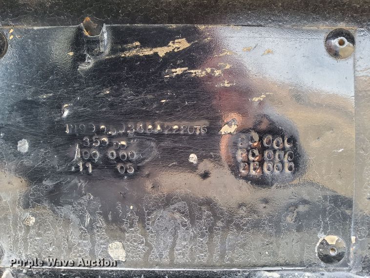 image for item DL2254 2006 Nuttall 350DD  drop deck equipment trailer