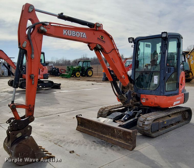 image for item DL2276 2015 Kubota KX040-4  mini excavator