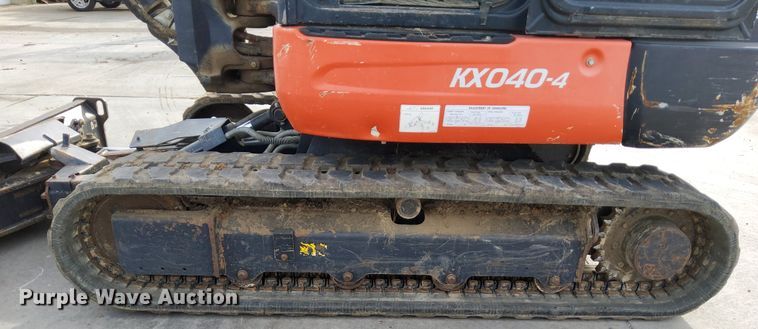 image for item DL2276 2015 Kubota KX040-4  mini excavator
