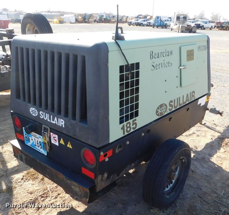 image for item DM2553 2014 Sullair 185DPQCAi4  air compressor