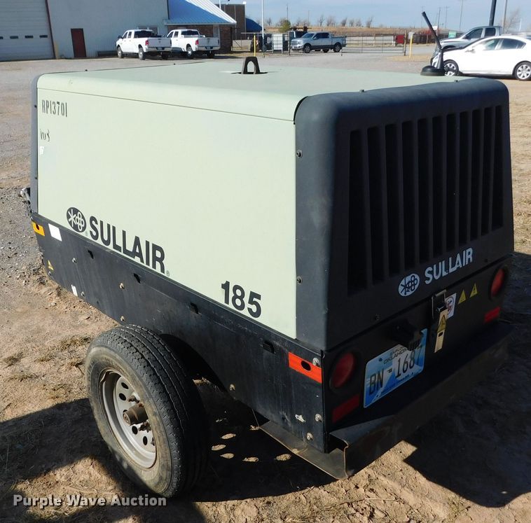 image for item DM2553 2014 Sullair 185DPQCAi4  air compressor