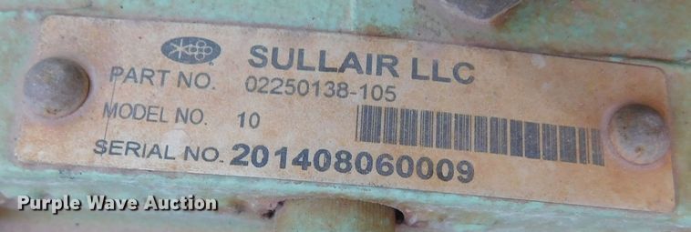 image for item DM2553 2014 Sullair 185DPQCAi4  air compressor