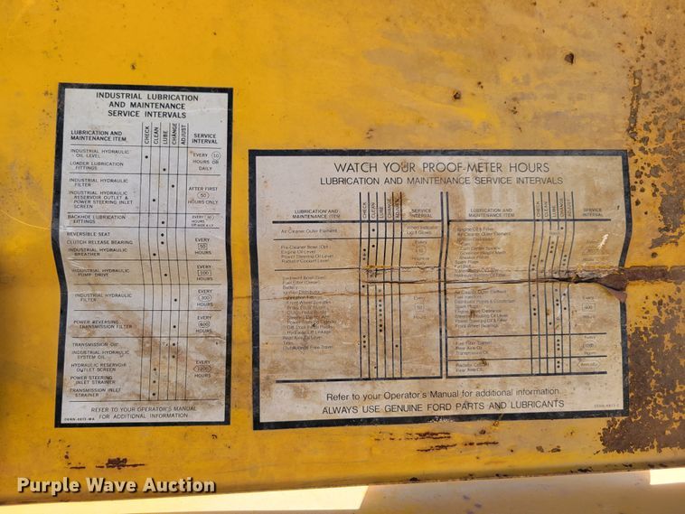 image for item DM8145 1979 Ford 545  industrial tractor