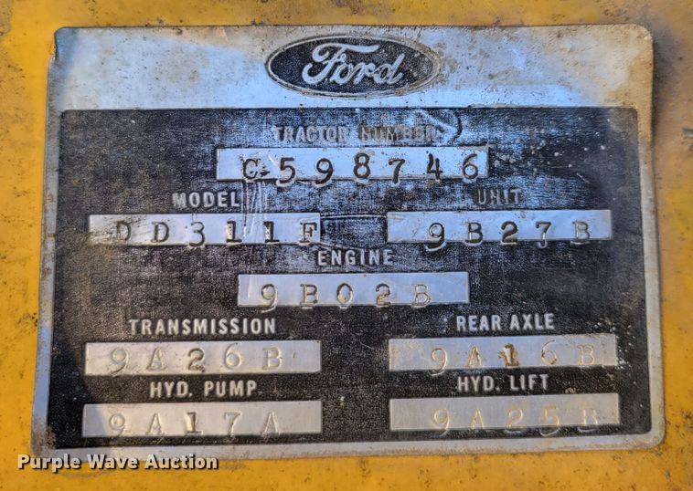 image for item DM8145 1979 Ford 545  industrial tractor