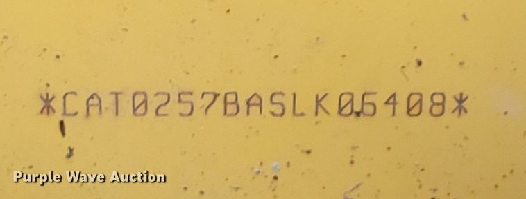 image for item DM8161 2007 Caterpillar 257B  tracked skid steer loader