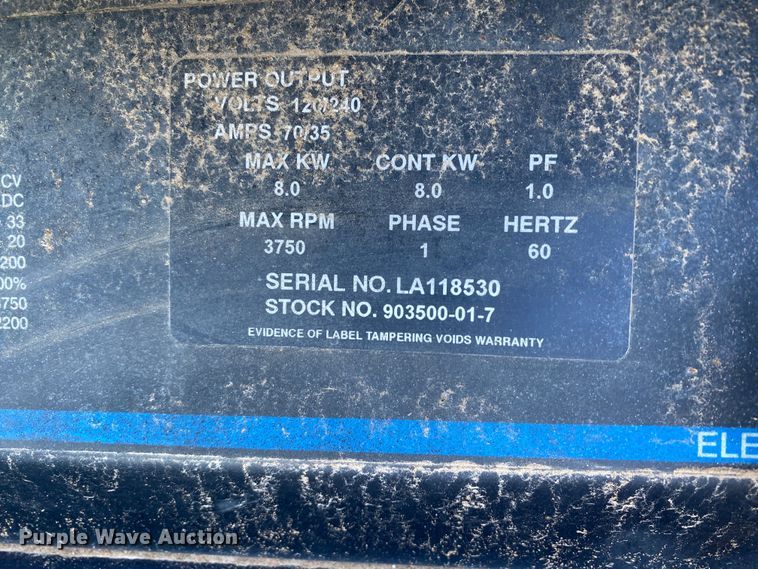 image for item DN7643 Miller Bobcat 225  welder