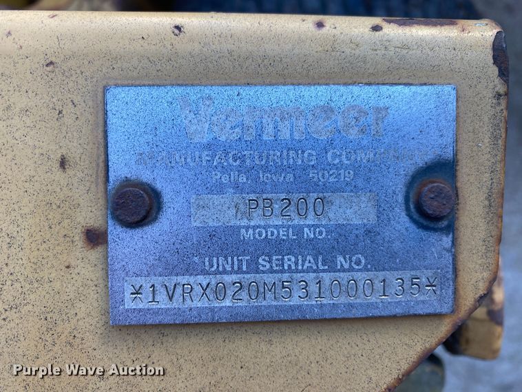 image for item DN7644 2003 Vermeer RT200  trencher