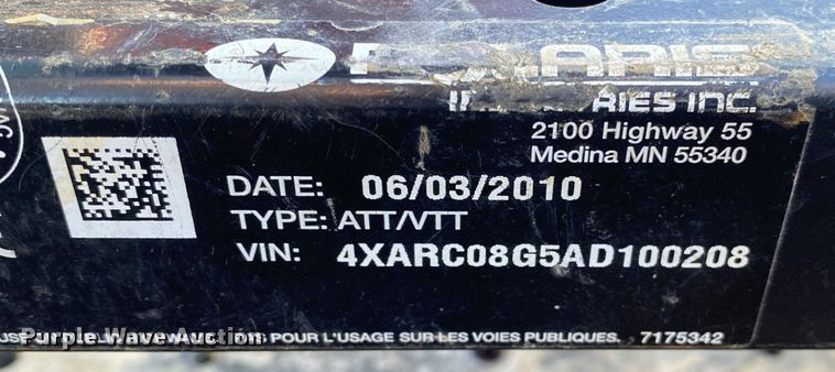 image for item DN7649 2010 Polaris Ranger  utility vehicle