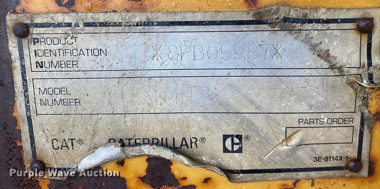 image for item DN8078 1994 Caterpillar D4H  dozer