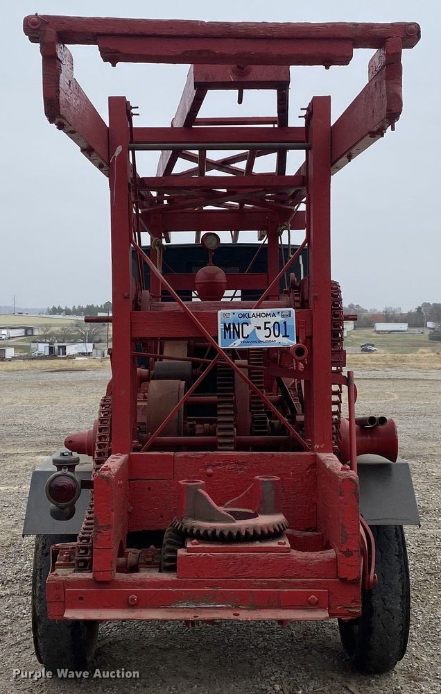 1917 Douglas WTU drilling rig truck in Arkoma, OK Item DN8083 sold