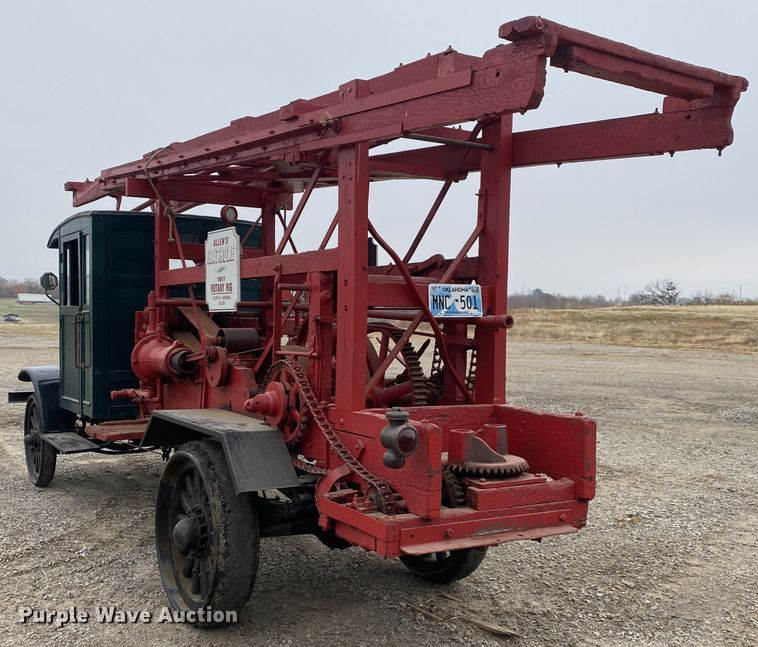 1917 Douglas WTU drilling rig truck in Arkoma, OK Item DN8083 sold