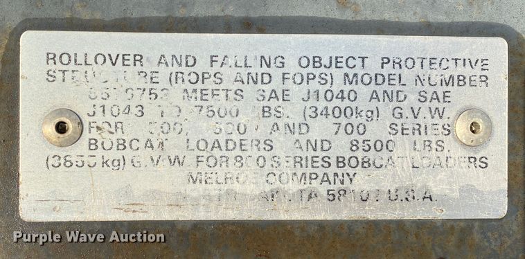 image for item DN8101 1993 Bobcat 743B  skid steer loader