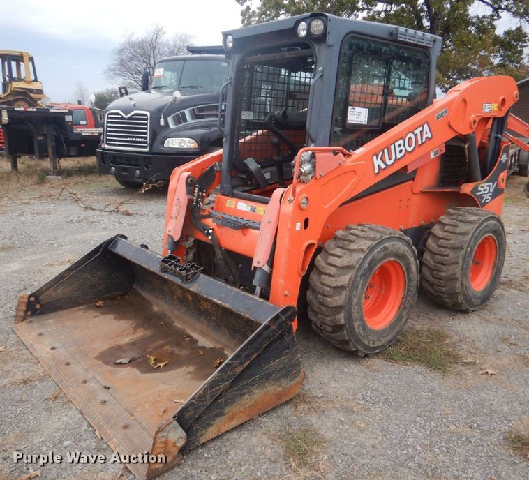 image for item DO1665 2016 Kubota SSV75 skid steer loader