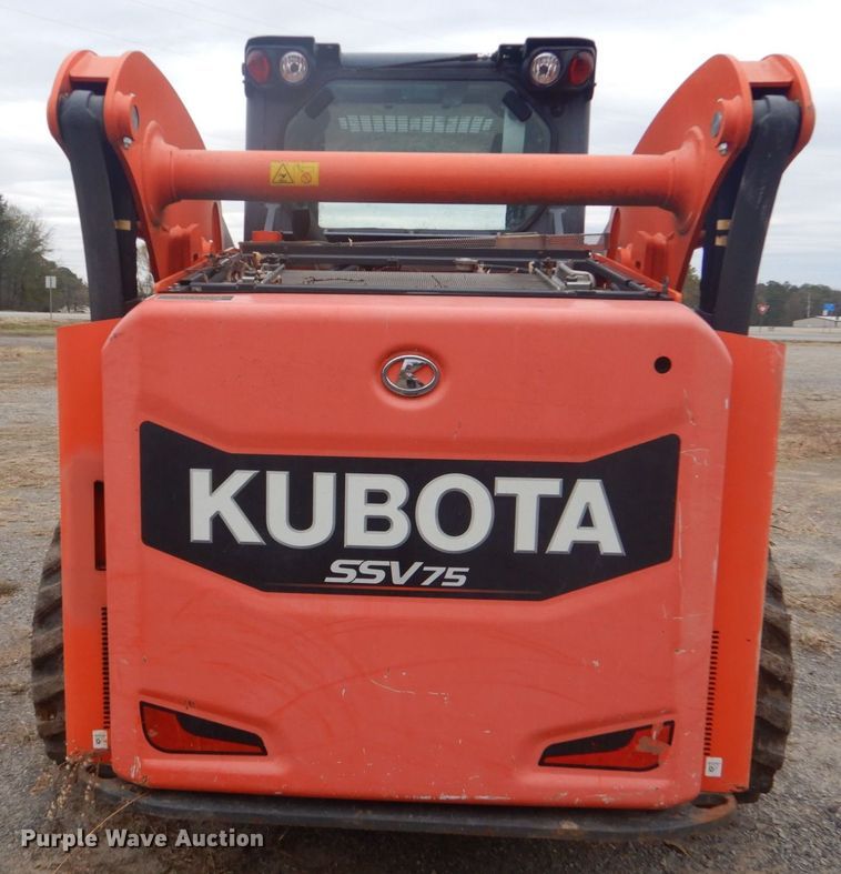 image for item DO1665 2016 Kubota SSV75 skid steer loader