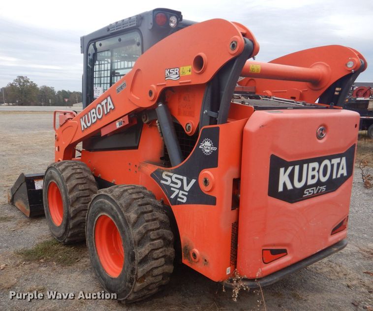 image for item DO1665 2016 Kubota SSV75 skid steer loader