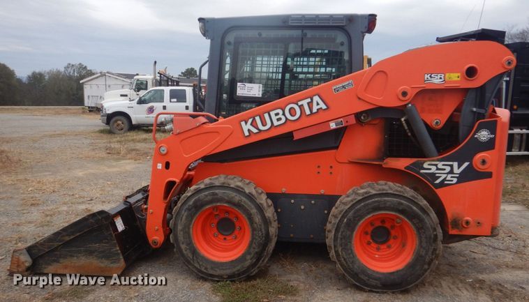 image for item DO1665 2016 Kubota SSV75 skid steer loader