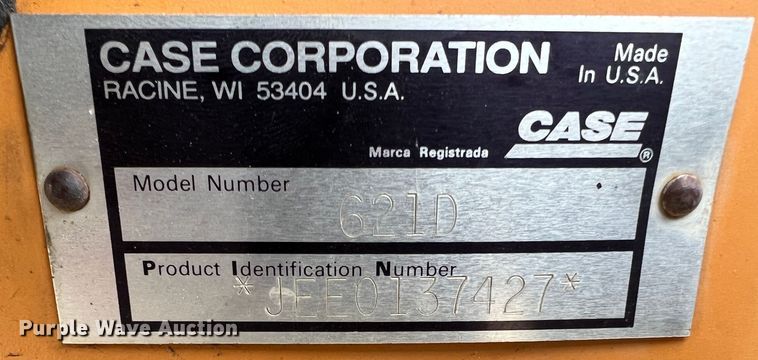 image for item DO2168 2004 Case 621D  wheel loader