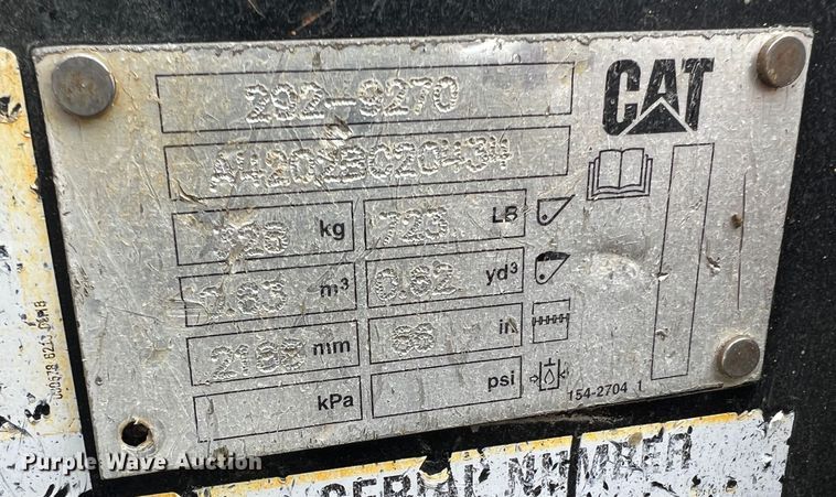 image for item DO2171 2018 Caterpillar 299D2  skid steer loader