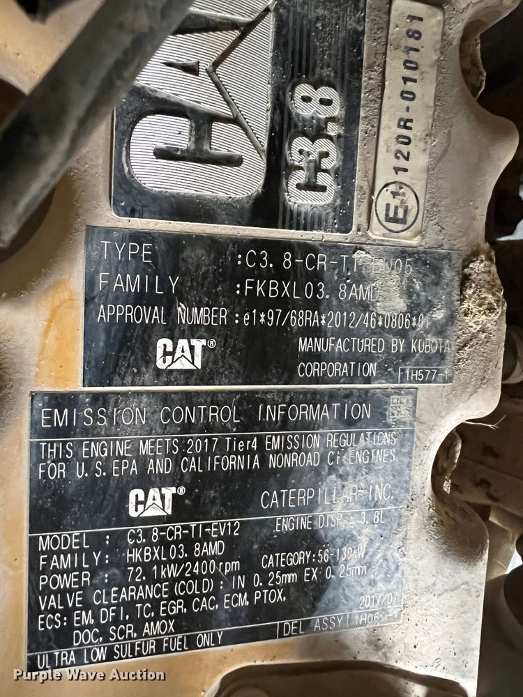 image for item DO2171 2018 Caterpillar 299D2  skid steer loader