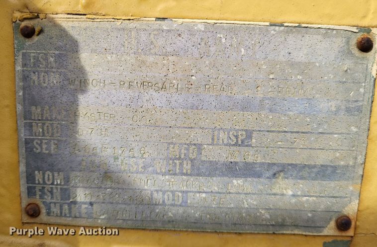 image for item DO3473 Caterpillar D7F  dozer