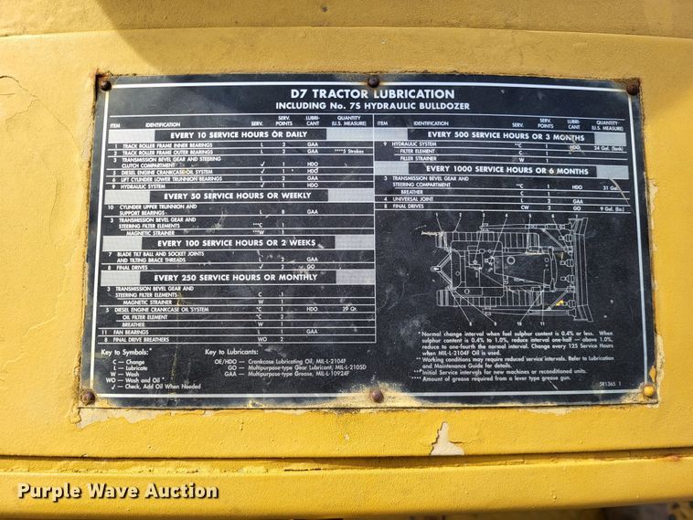 image for item DO3473 Caterpillar D7F  dozer