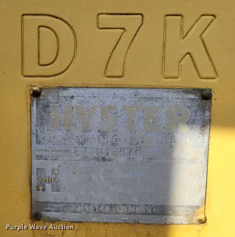 image for item DO3474 Caterpillar D7F  dozer