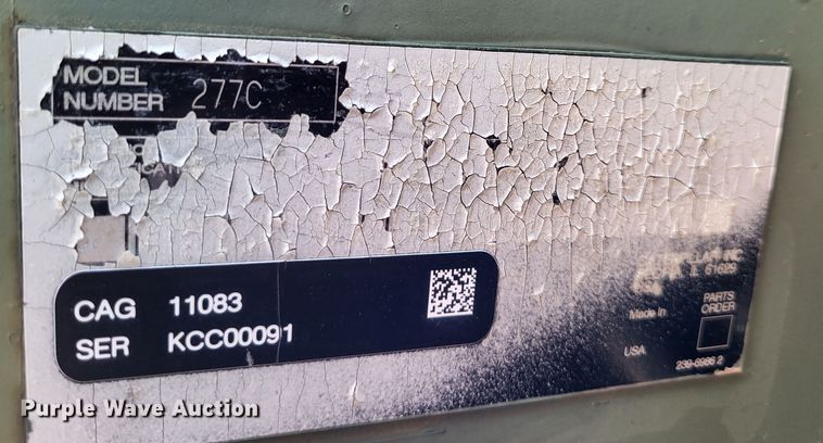 image for item DO3479 2009 Caterpillar 277C  tracked skid steer loader